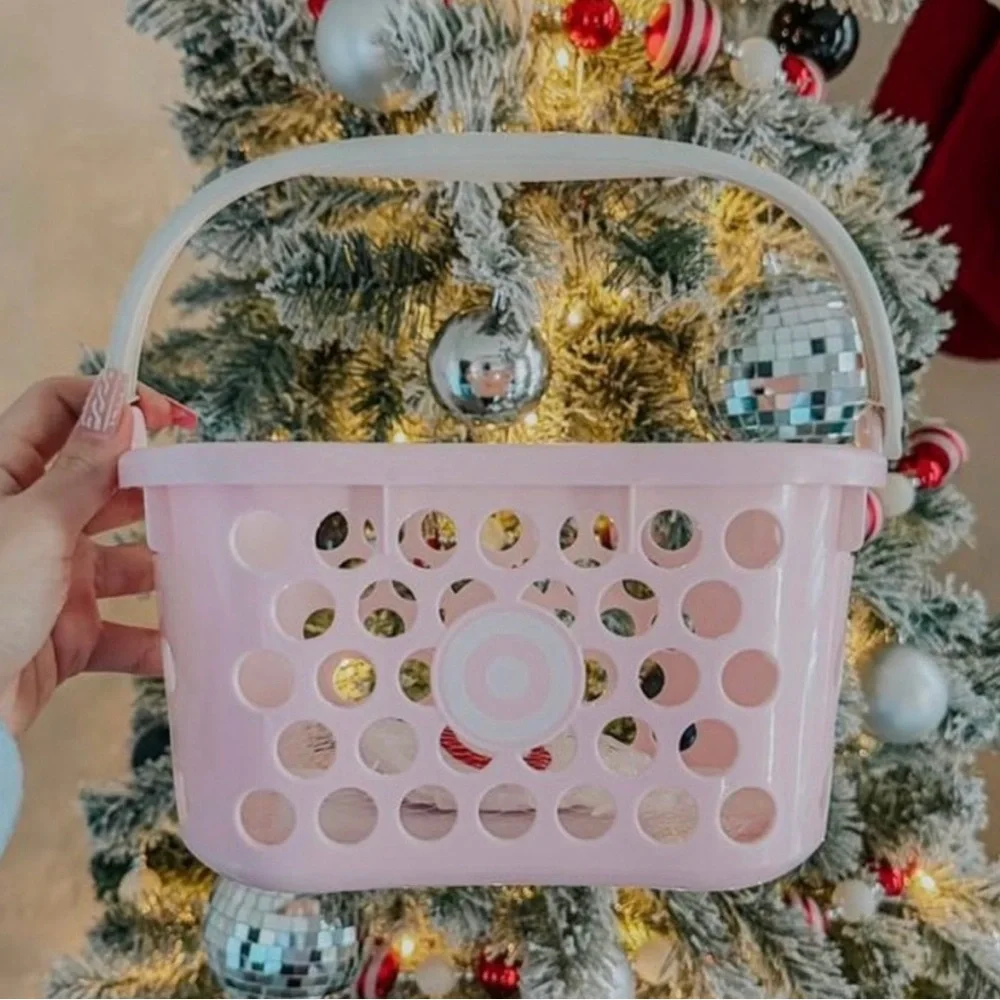 Baby Pink Target Toy Shopping Basket